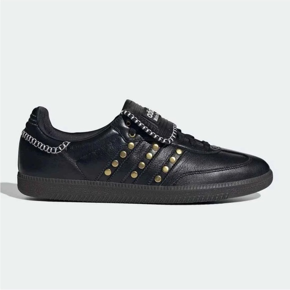 Adidas Wales Bonner Samba Studded Pack Black sneakers size 6.51/750  IG4303